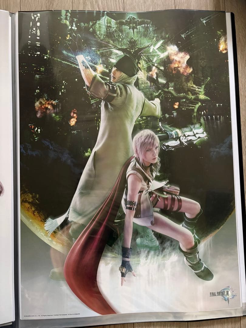 FINAL FANTASY XIII 等ポスター　7枚セット　クリアファイル付き