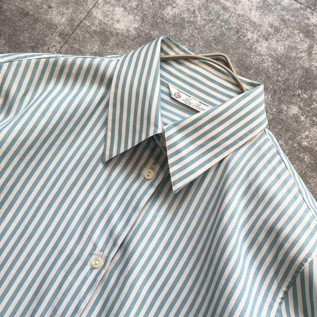 ロロピアーナ Loro Pianaストライプ 長袖シャツ ブラウス イタリア製