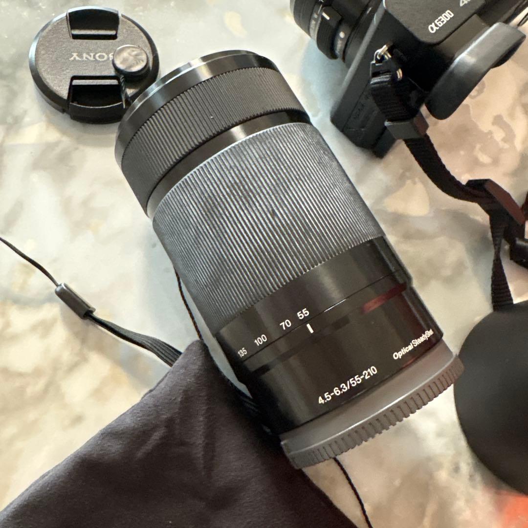 Sony α6300（E 16-50mm、E 55-210m）
