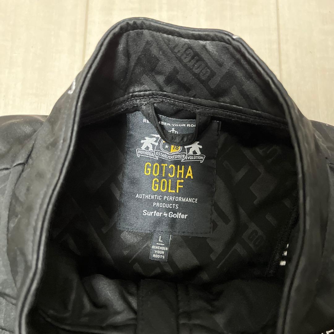 ガッチャ ゴルフウェア Lサイズ 長袖 黒 GG 白