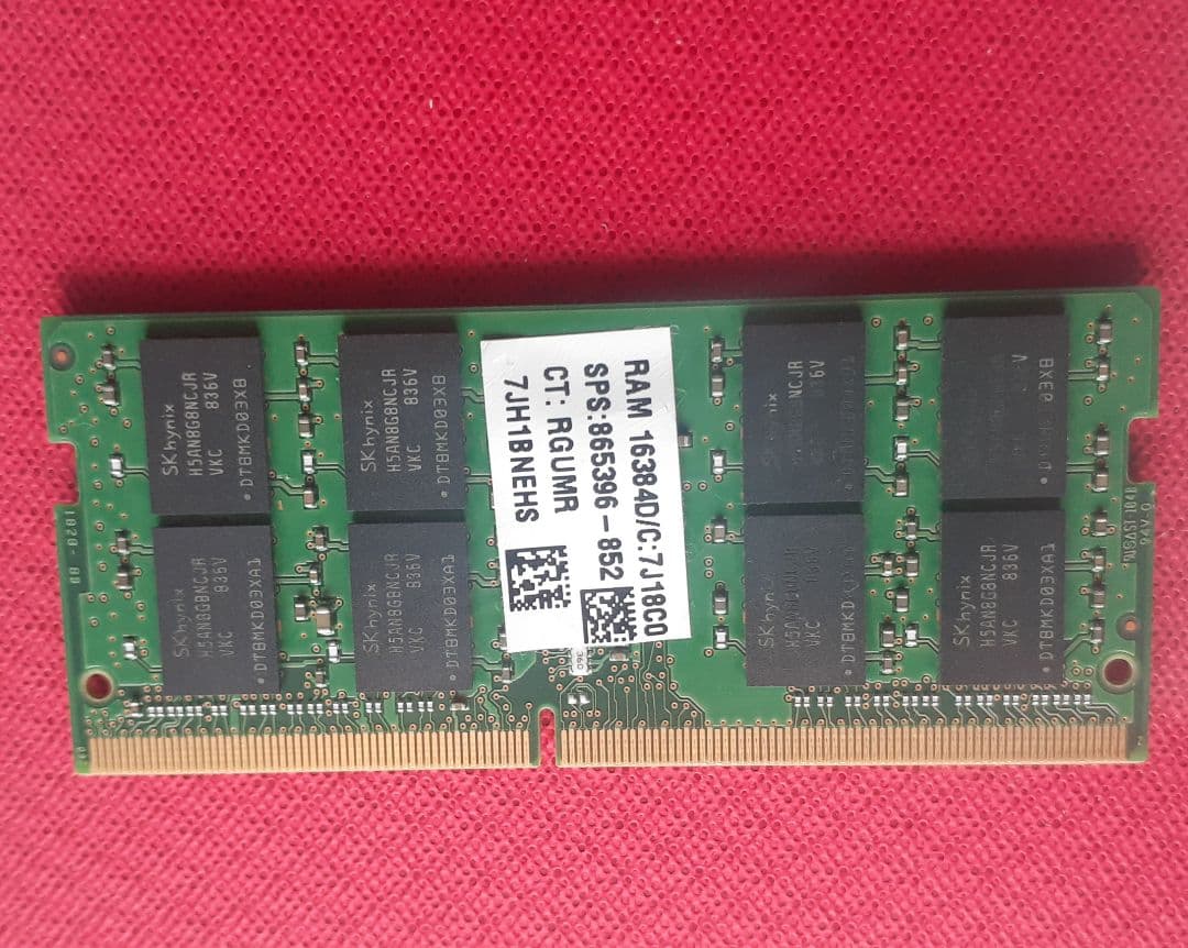 SK hynix 16GB DDR4 2666MHz メモリー②
