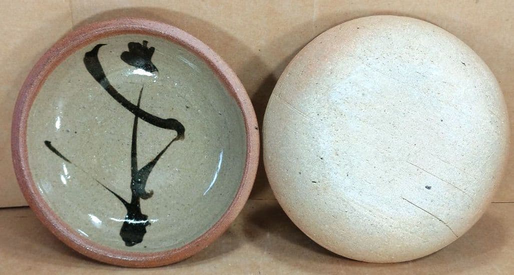 濱田庄司(浜田庄司) 絵皿(五枚一組）栞 共箱【本物保証】益子焼 人間国宝 民藝