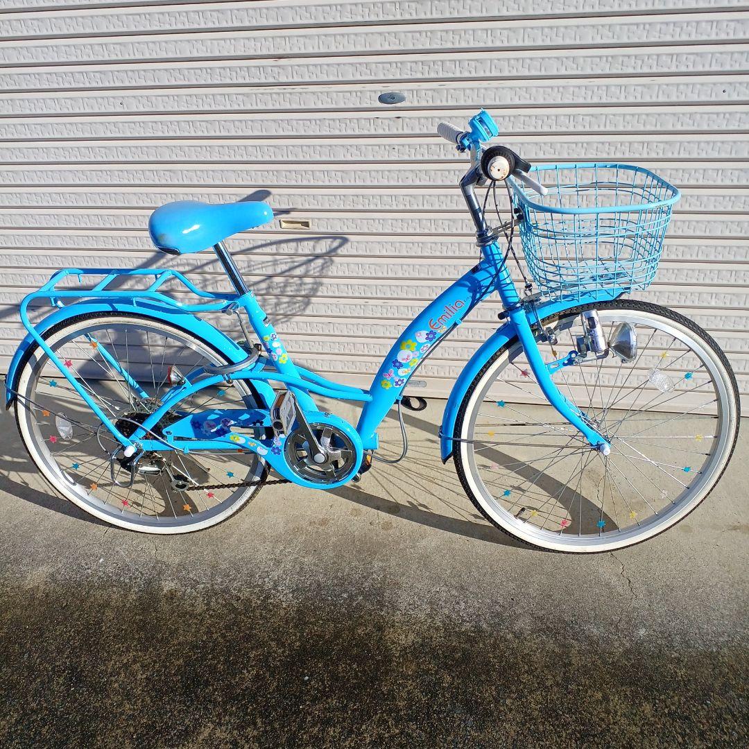 青いシティサイクル チャイルド
