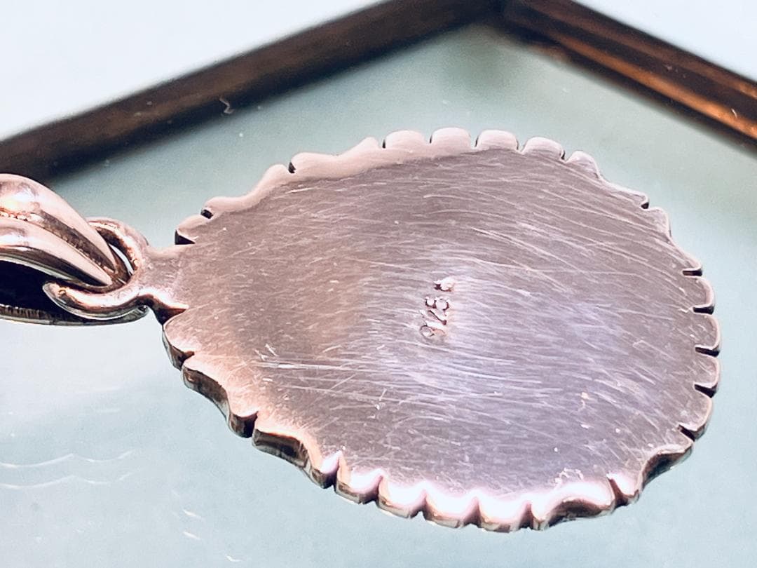 【銀製品925】ターコイズ ハンドメイド　インディアンジュエリー