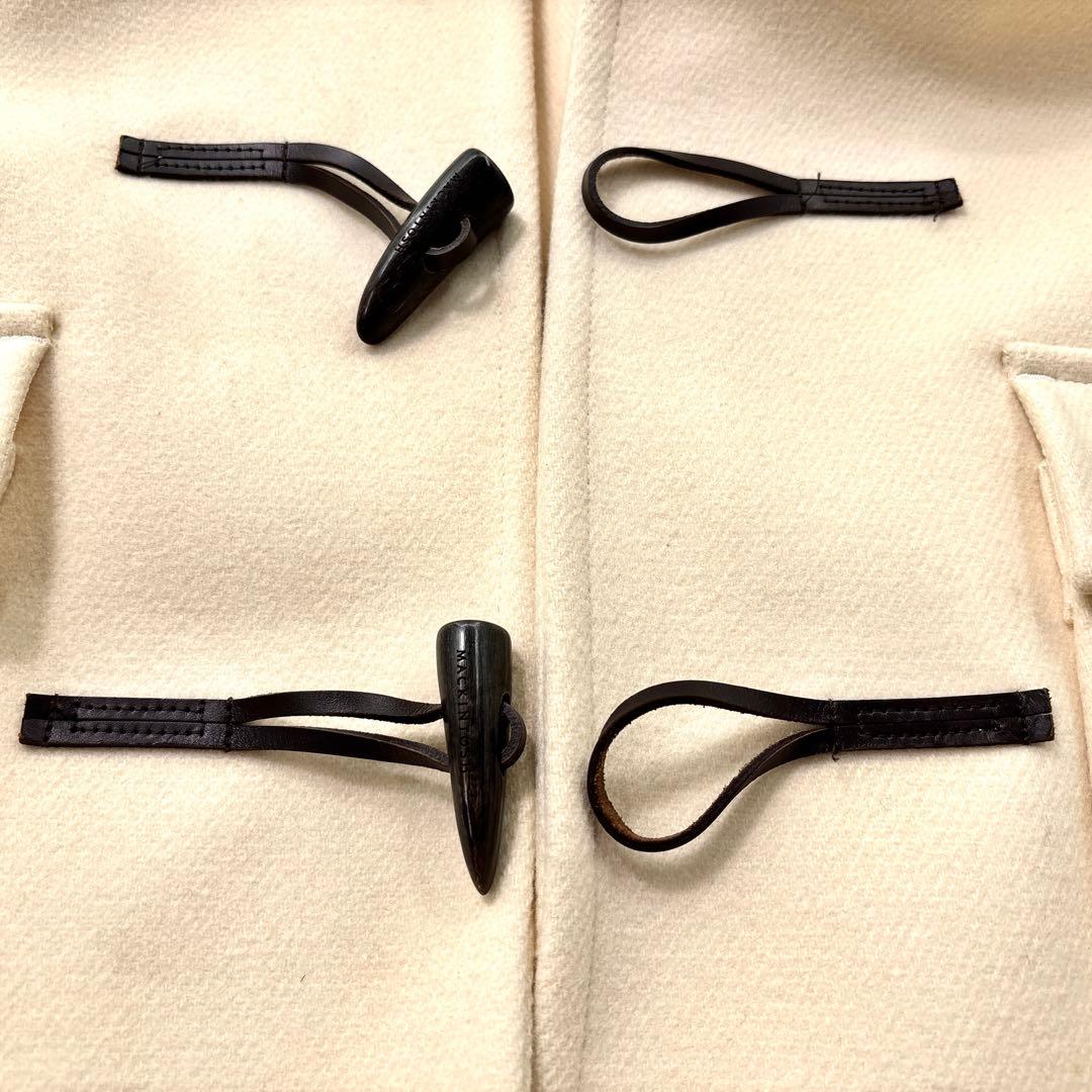 【未使用級　極美品】マッキントッシュ メルトン ダッフルコート 42 ホワイト