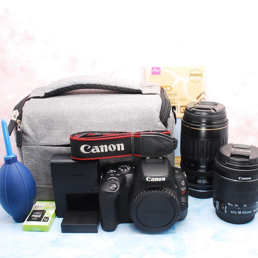 Canon kiss X9★転送OK★一眼レフカメラ★高性能STM＆超望遠