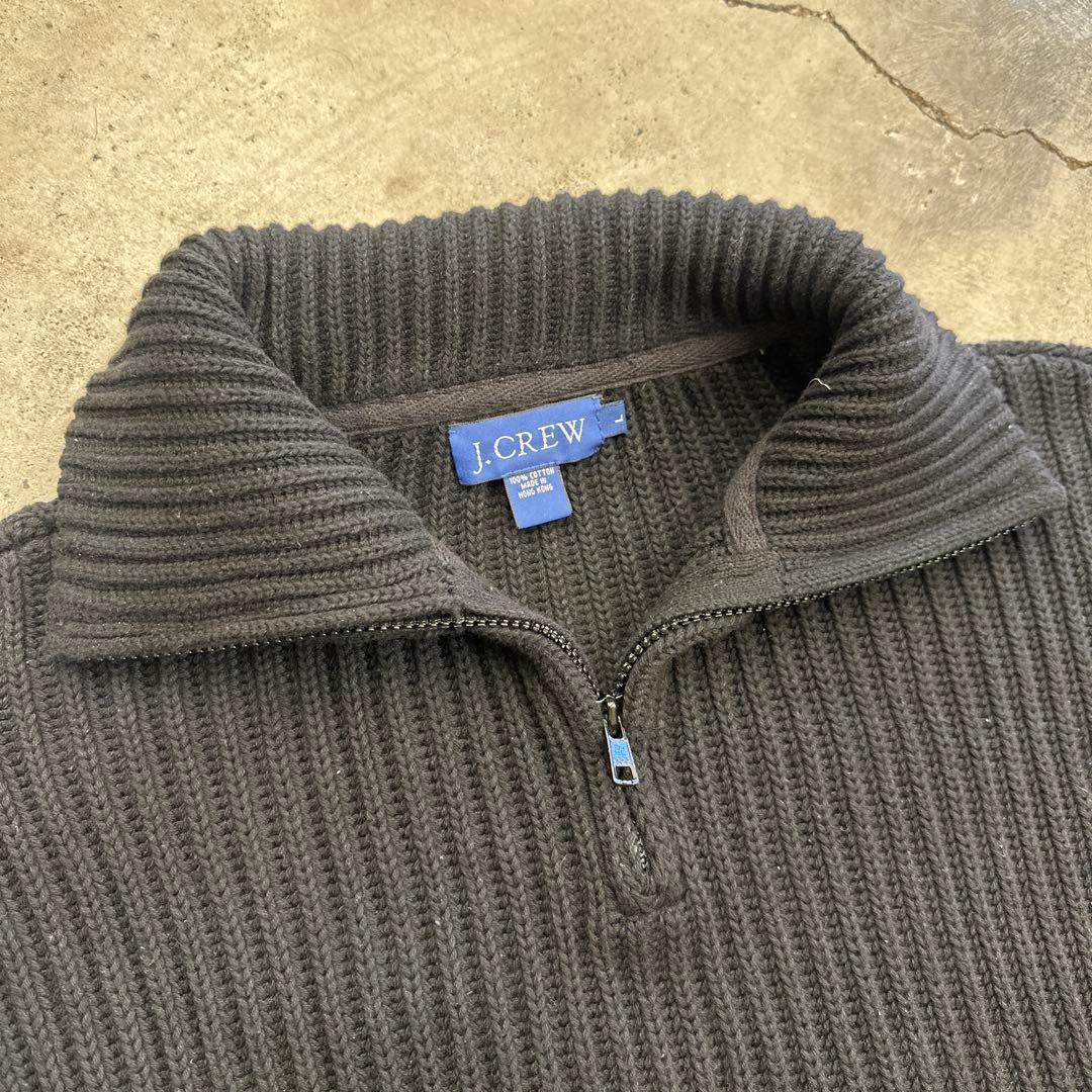 【美品】ジェイクルー　長袖　プルオーバーニット・コットン・J.Crew タートル