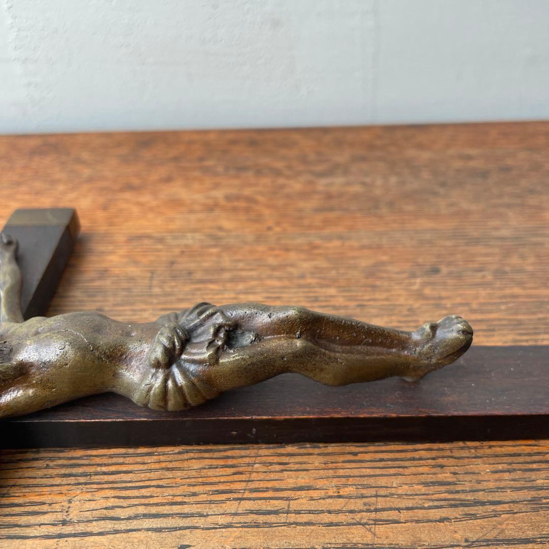 木製　十字架 イエス像　ヴィンテージ