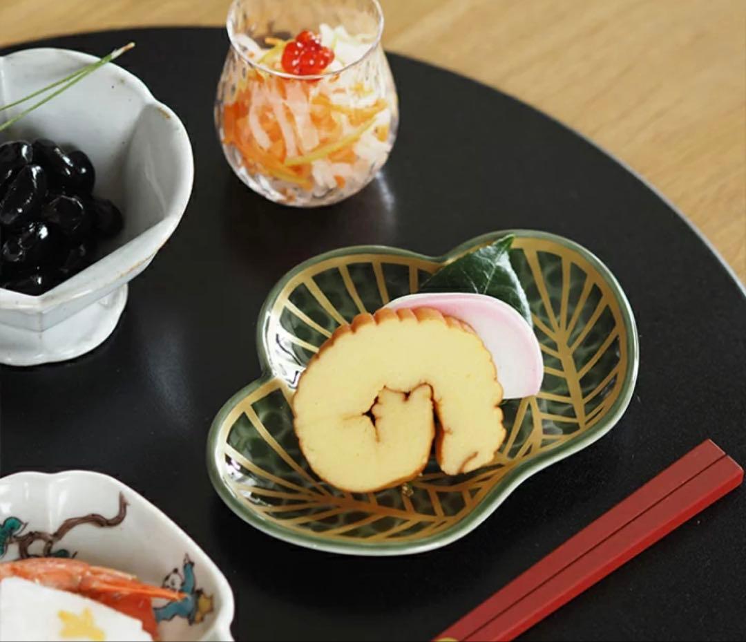 Y.K.R様ご依頼幸楽窯　松葉形前菜皿　銘々皿　10点セット