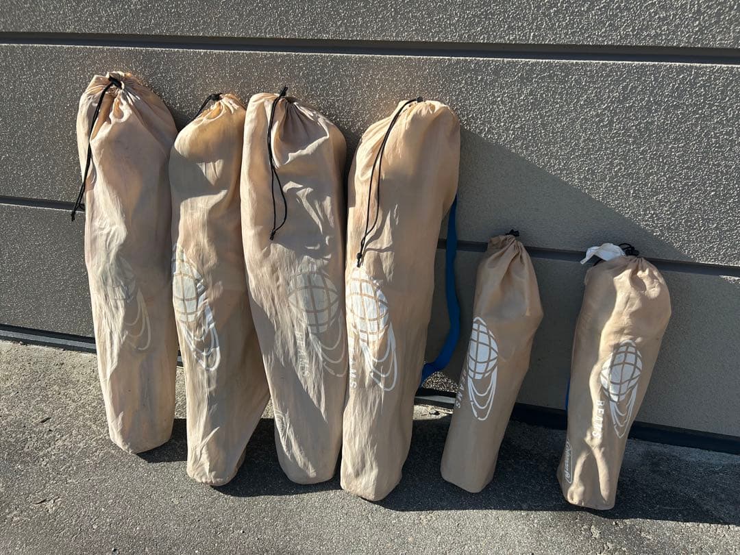 【希少入手困難】Coleman×BEAMS　折り畳みアームチェア 6脚セット