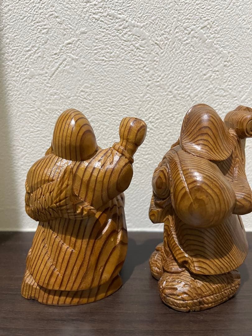 大黒様と恵比寿様の神像 2体セット