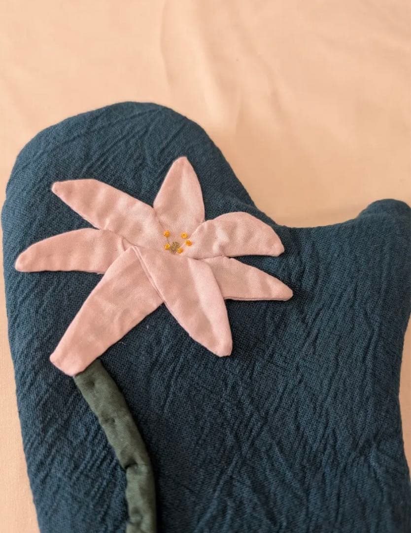 COMET コメット キッチンミトン　ハンドメイド　右左　鍋つかみ