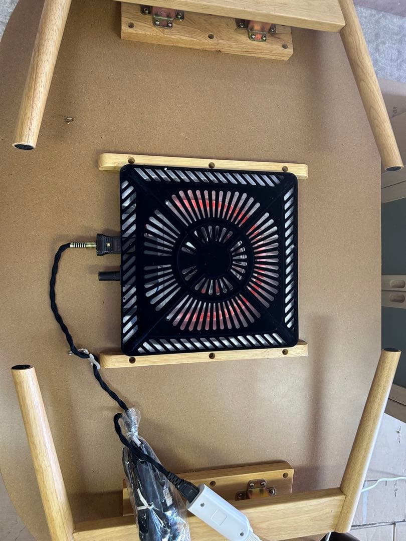 新品　折りたたみ　こたつ　120 楕円