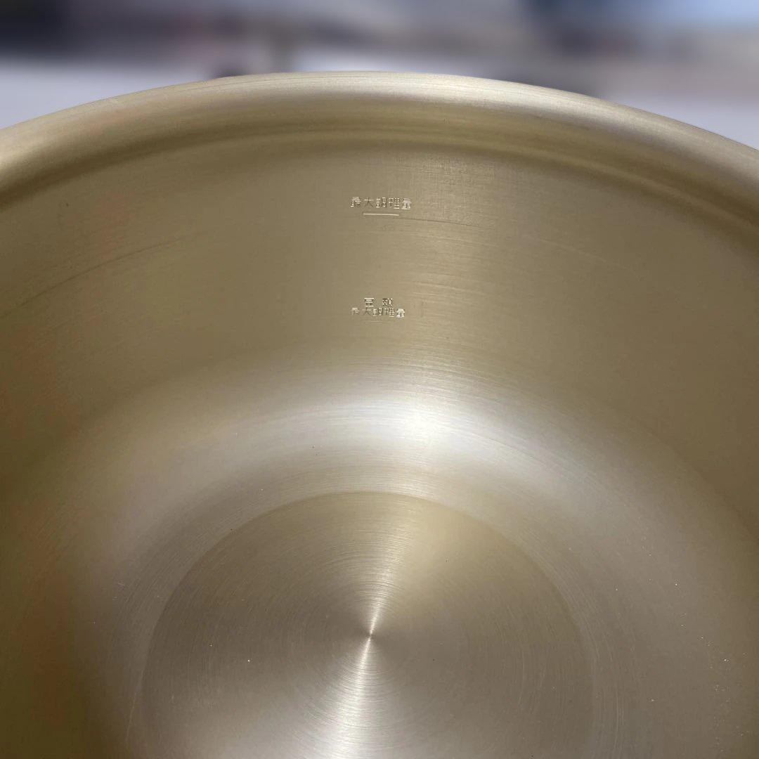 RIKEN 圧力鍋 ゴールド デラックス8L ♢長期的未使用保管品♢箱劣化など有