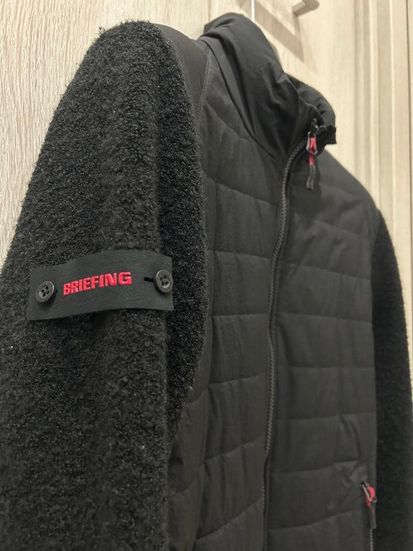 MEN’S WINDBLOCK MOLE YARN KNIT BLOUSON