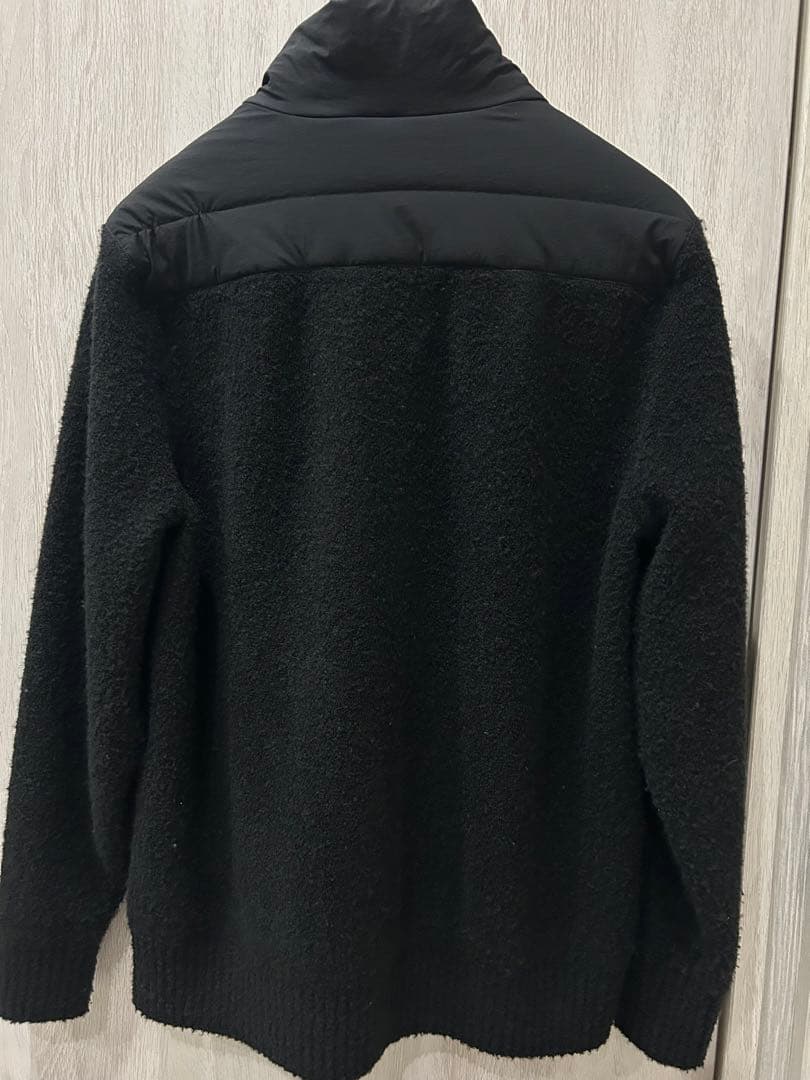 MEN’S WINDBLOCK MOLE YARN KNIT BLOUSON