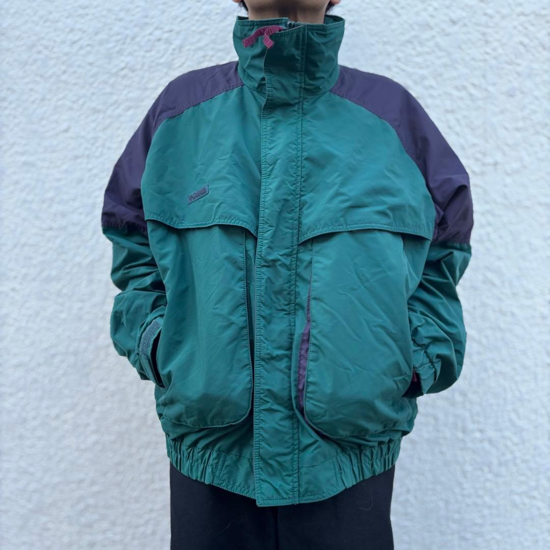90s Columbia Powder Keg XL ナイロンJK Korea