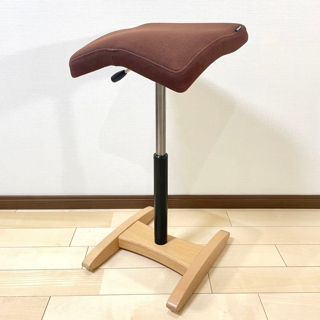 バランスラボ バランスチェア バランスシナジー ダークブラウン 中古品