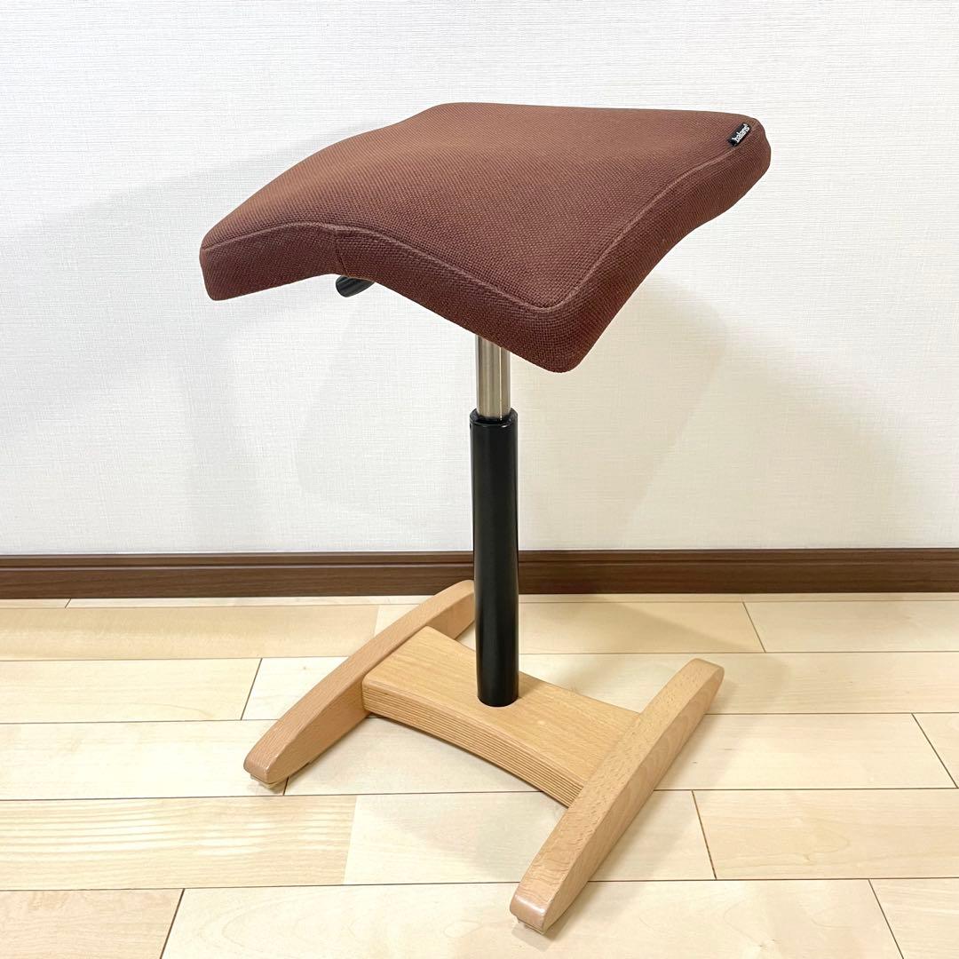 バランスラボ バランスチェア バランスシナジー ダークブラウン 中古品