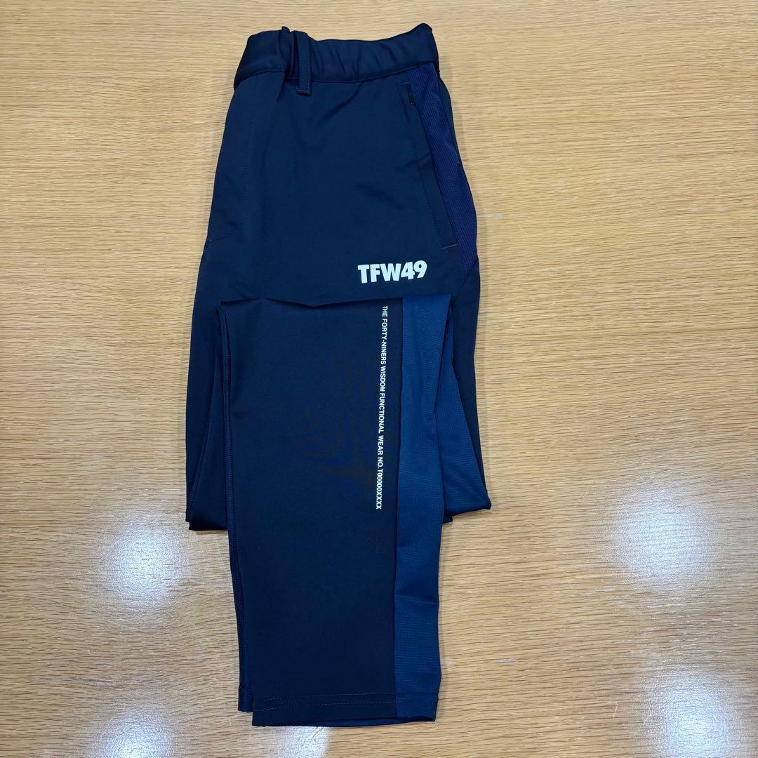 新品・最新【TFW49】 ストレッチハイブリットパンツ ネイビー