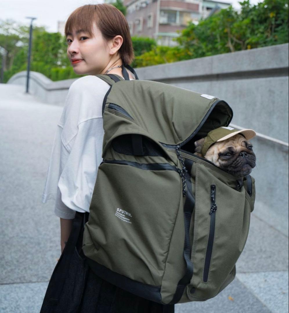 SPUTNIKバックパックキャリー　ブラックチェック