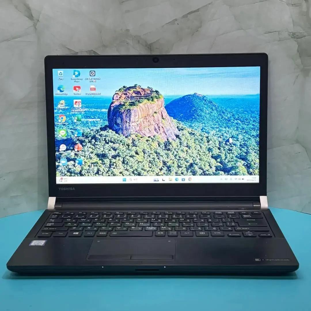 動作良好◎7世代i3★東芝13.3薄型SSDノートPC メモリ8GB★オフィス付