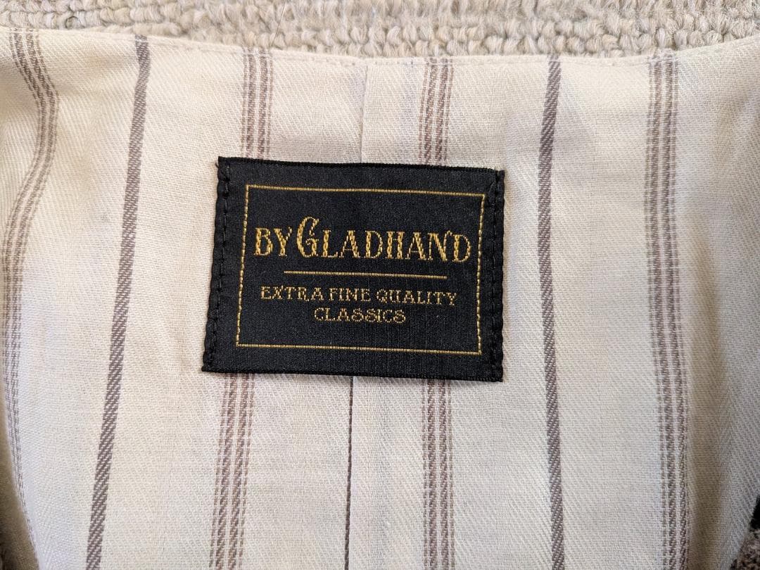 グラッドハンド スピリッツ ベスト ネイティブ柄 ワークベスト L 40 日本製