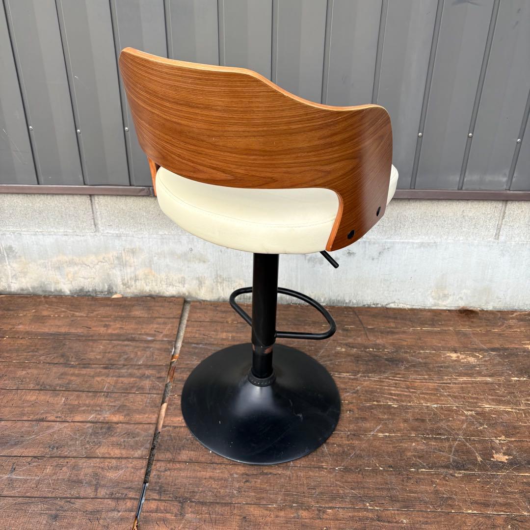 北欧レトロ ティアイアイ プライウッドカウンターチェア 木製フレームバーチェア