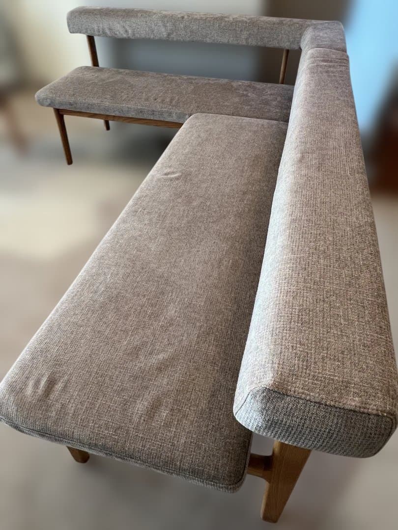 LIVING HOUSE MOCOA カウチソファー　右　モコア　リビングハウス