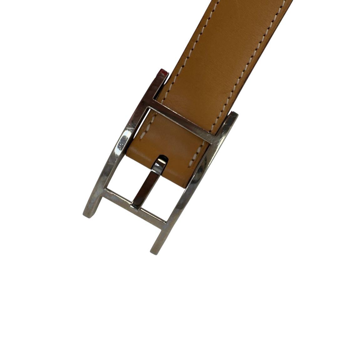 エルメス レザー アピ ベルト 表記サイズ:75