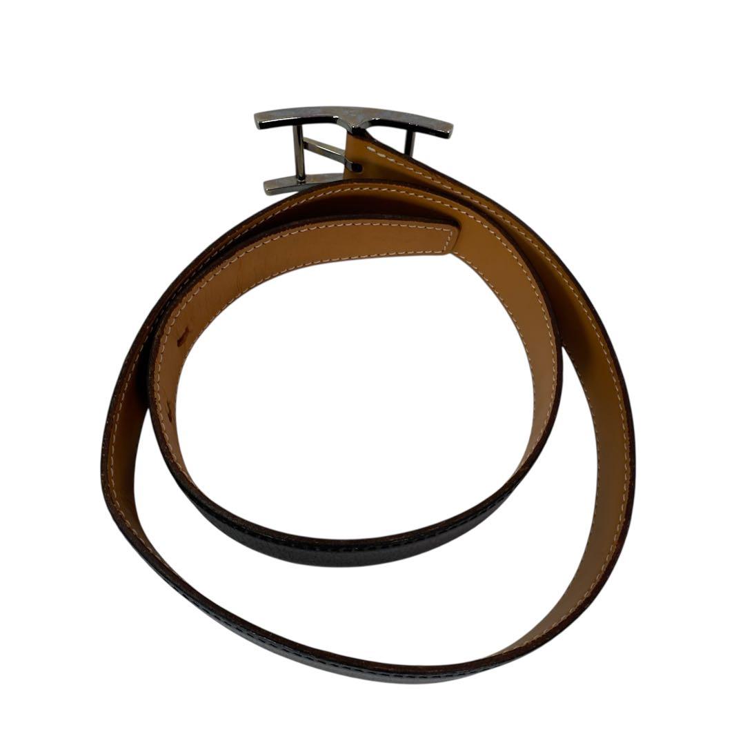 エルメス レザー アピ ベルト 表記サイズ:75