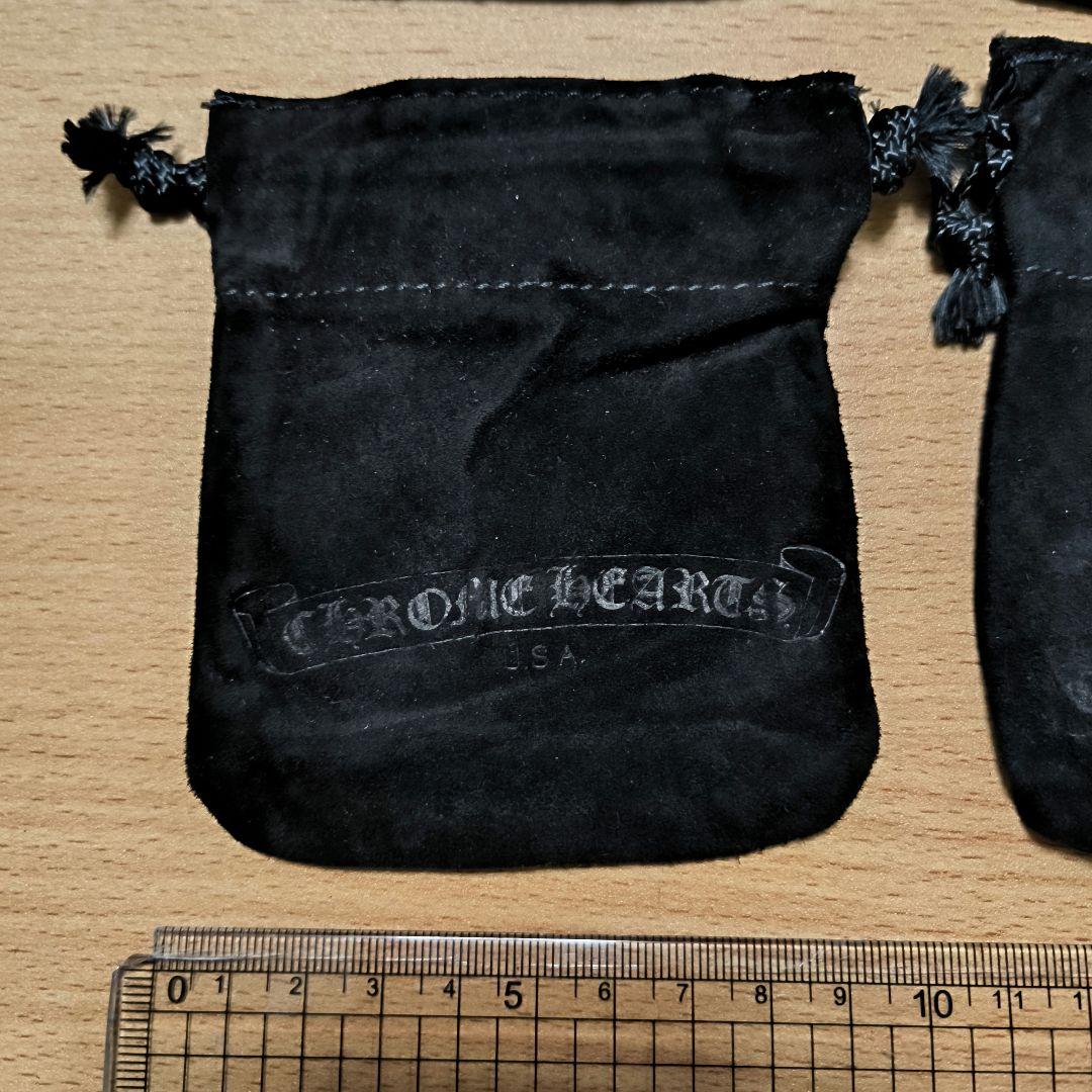 クロムハーツ　オールドポーチ　巾着　牛革　大サイズ　6つセット