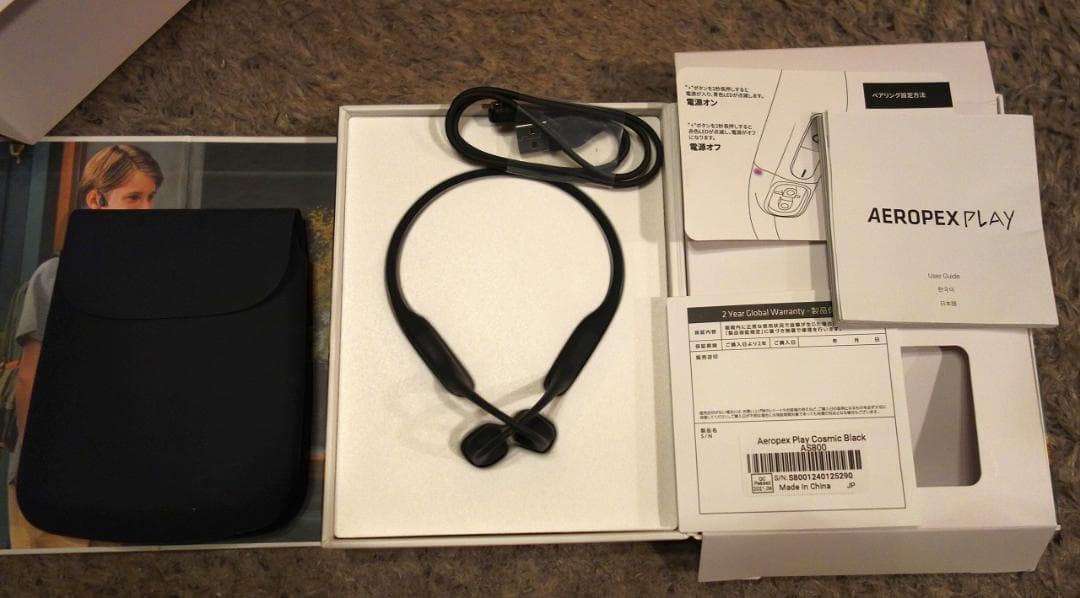 AFTERSHOKZ AEROPEX PLAY 骨伝導イヤホン AS800