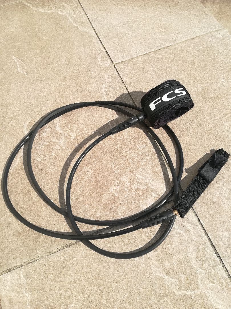 【美品】NSP6'4ft フィン/デッキパッド/リーシュ7ft含 ショートボード