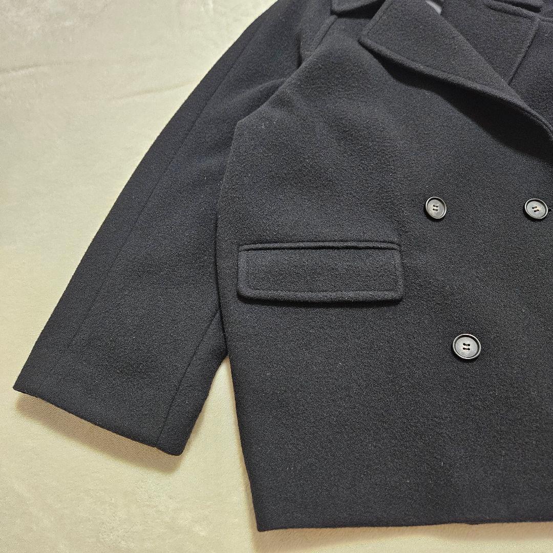 ジャーナルスタンダードレリューム　尾州ウールピーコート38黒