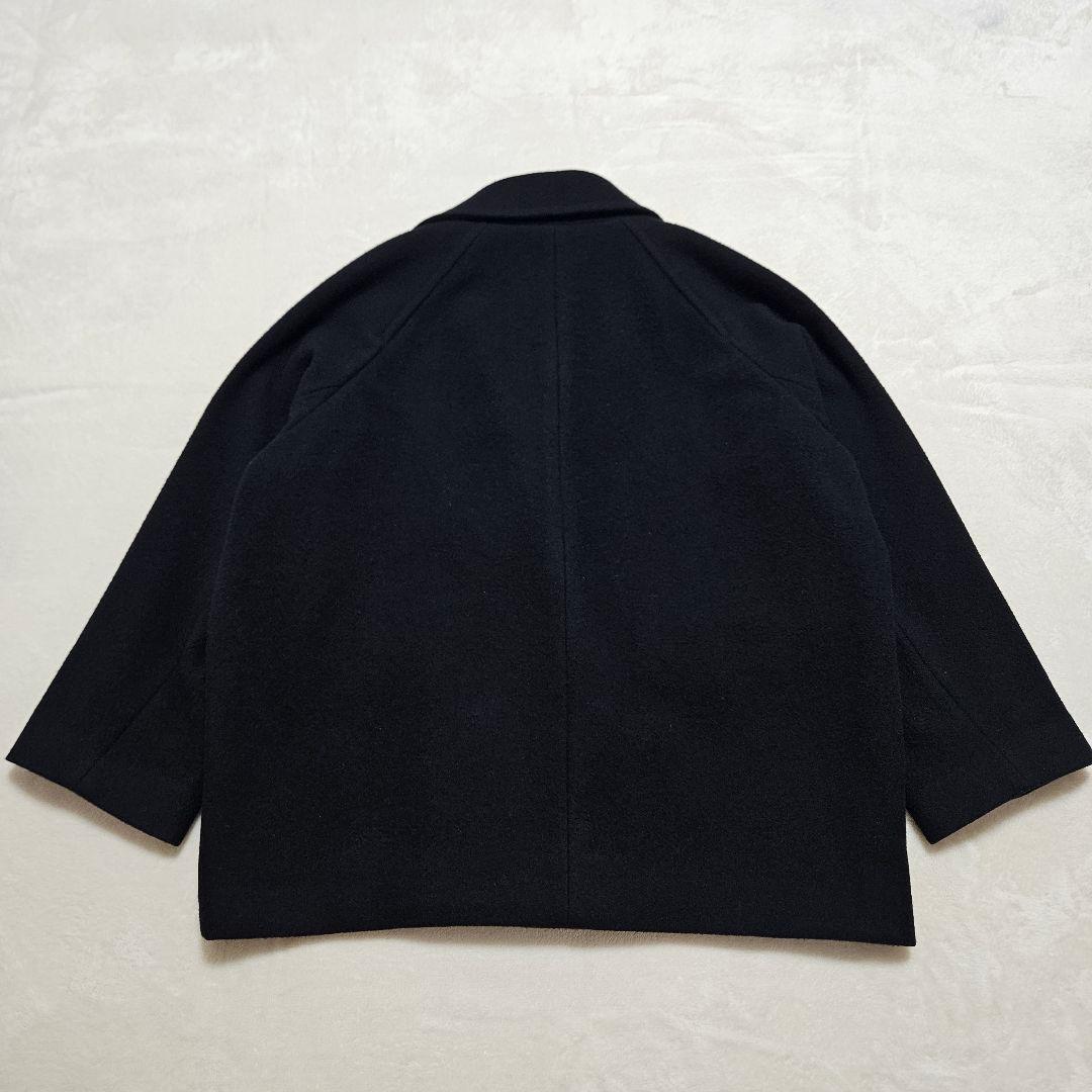ジャーナルスタンダードレリューム　尾州ウールピーコート38黒