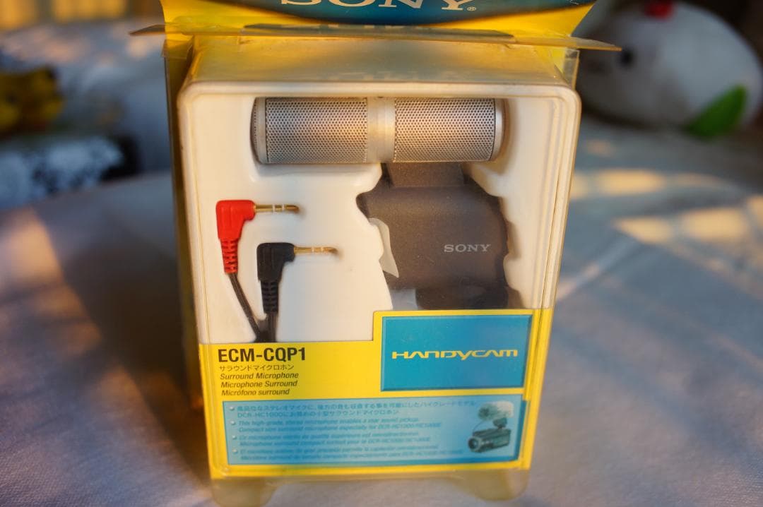 絶版 高音質マイク SONY ECM-CQP1 未使用品 ジャンク扱い