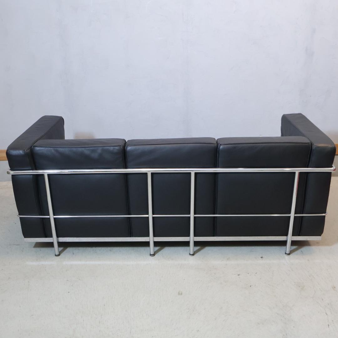 IDC OTSUKA 大塚家具 ル・コルビュジエ LC2 3人掛けソファ 3P