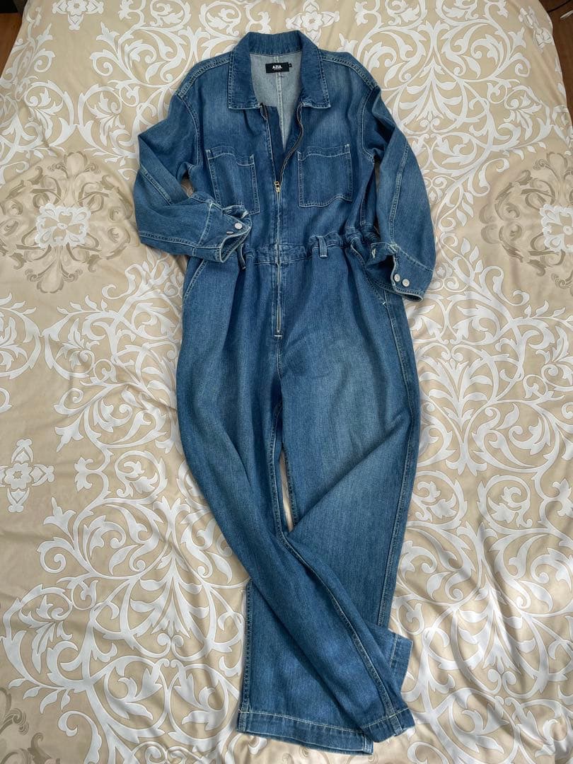 ⭐︎美品⭐︎AZUL by MOUSSY デニムオーバーオール ツナギ　フリーサイズ