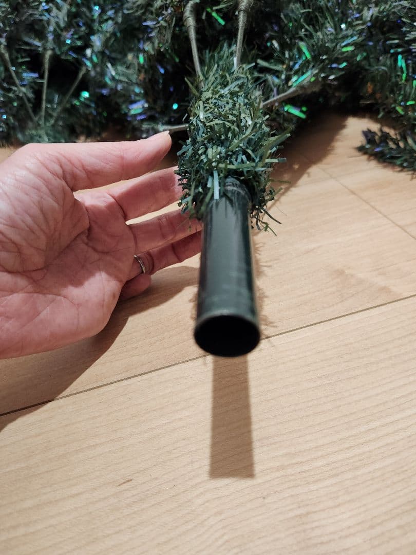 180cm LEDクリスマスツリーセット(大量オーナメント付)