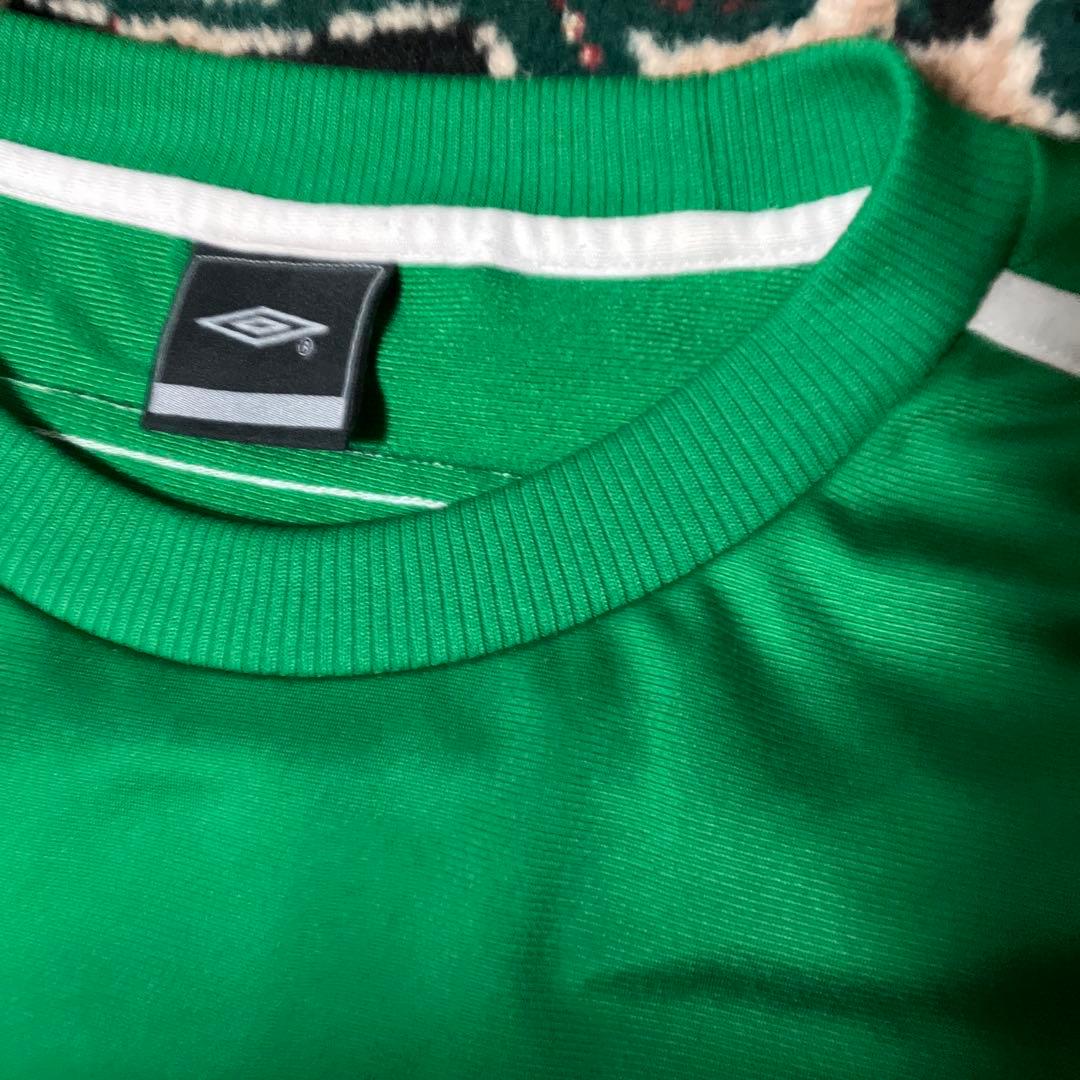 UMBRO アンブロ　3XL 長袖　ゲームシャツ　プルオーバー　グリーン