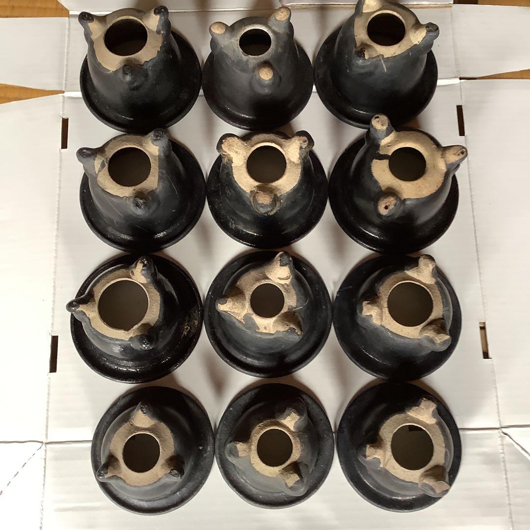 はたく　風蘭及び万年青用楽焼鉢（中古品）30個