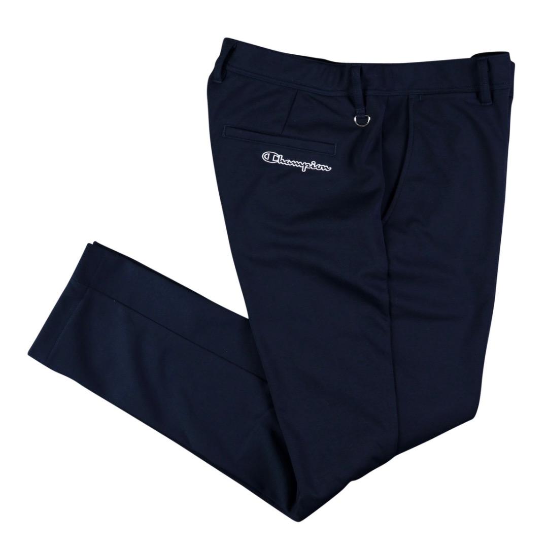 L 秋冬 定価15,180円 チャンピオンゴルフ ボンディングスウェットパンツ紺