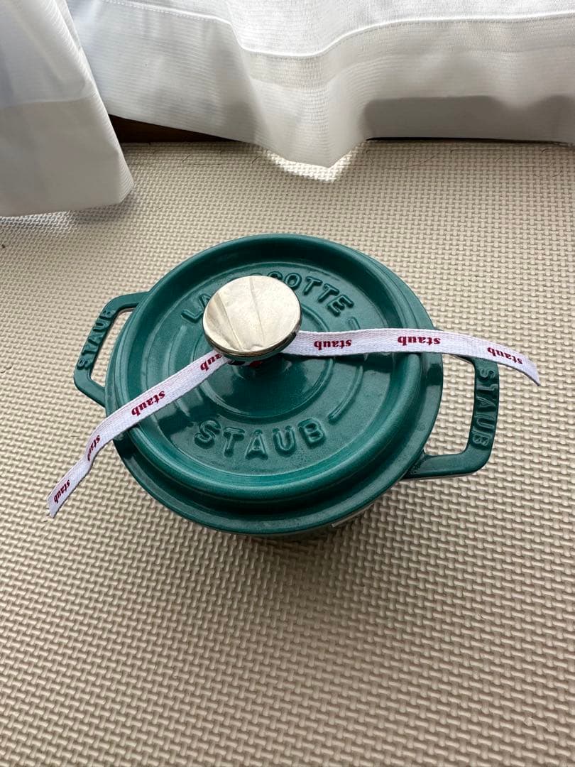 STAUB　ストウブ　ピコ・ココット　ラウンド　ミント　14cm　未使用品