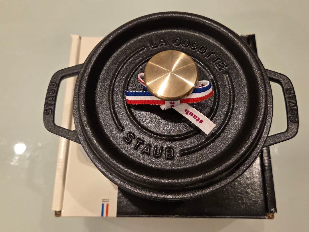 新品/未使用品 STAUB ココット ラウンド ブラック 16cm