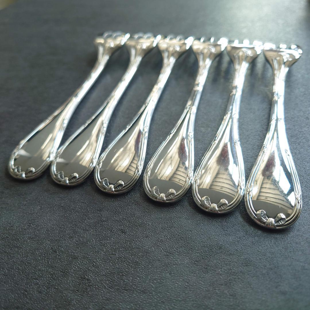 美品 クリストフル リュバン ケーキフォーク 6点