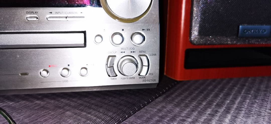 【むーちゃんさん専用】ONKYO ミニコンポ　FR-N7NX　MD付き