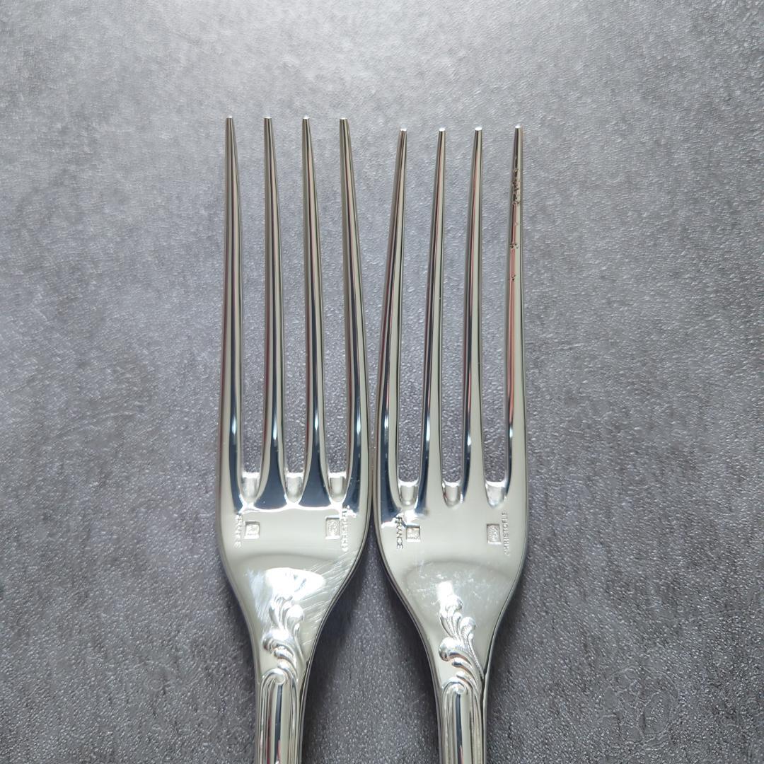 クリストフル マルリー テーブルフォーク 2点