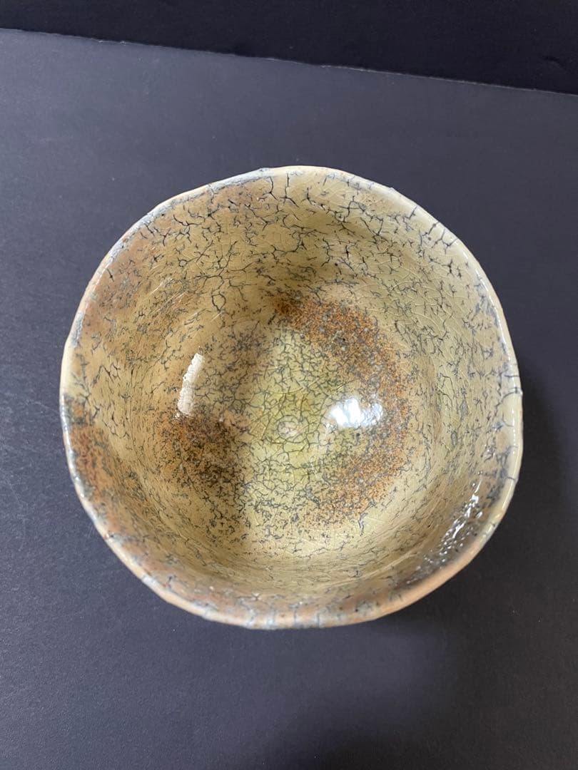 鬼萩焼 黒田岳 作 萩焼 南地工房 湯呑 共箱 未使用 美品