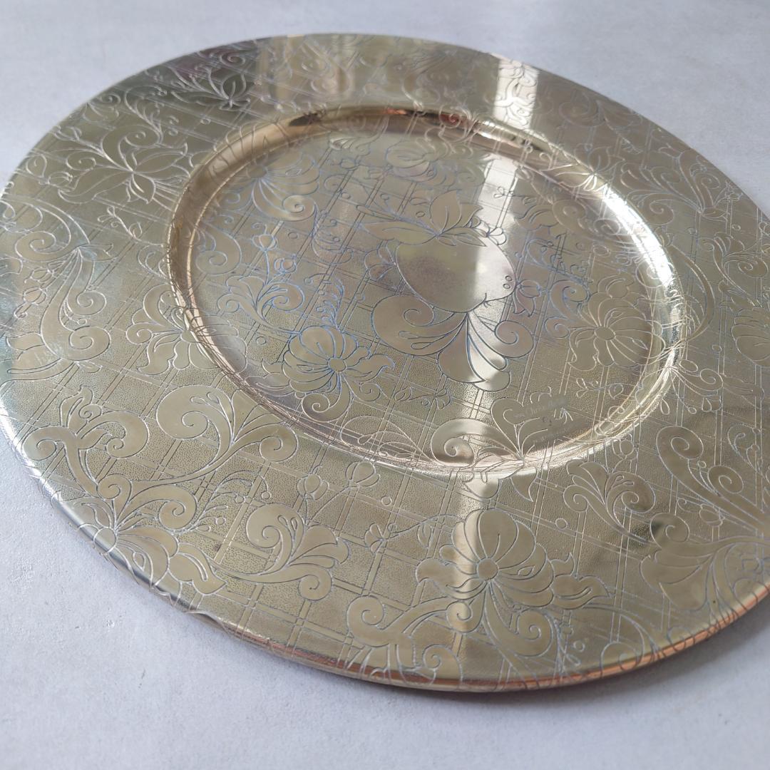 極希少 クリストフル ジャルダンエデン ゴールド アンダープレート 1点